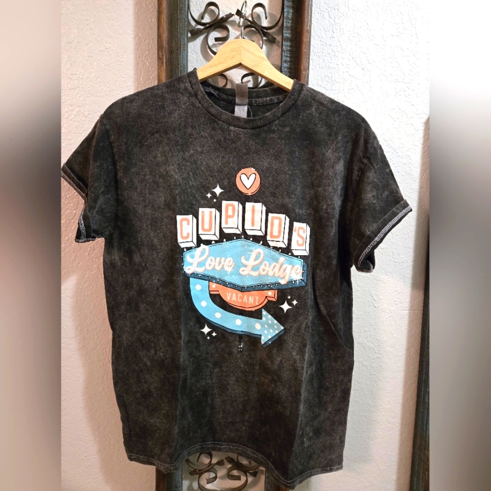 NEW Cupid Distressed Tee (heavy cotton)